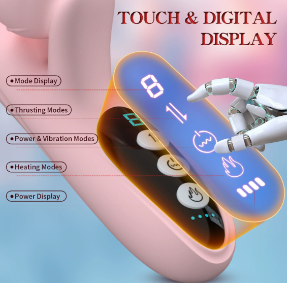 Rose telescopic strong vibration heating vibrator — view 2