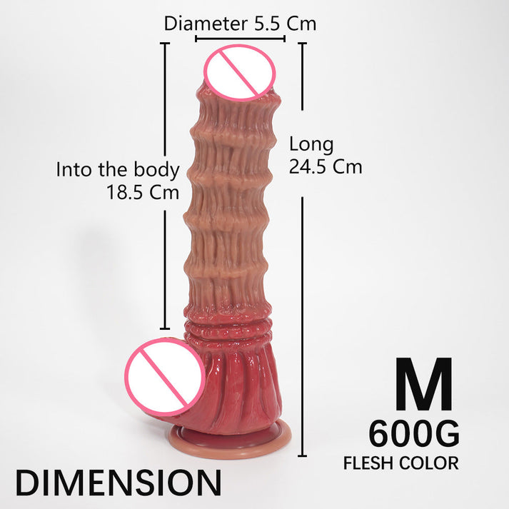 Simulated animal xenodos dildos