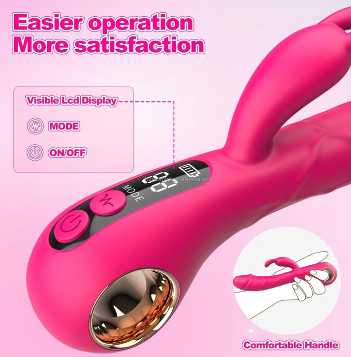 Clitoral Stimulator Realistic Dildo with LCD Display — view 4