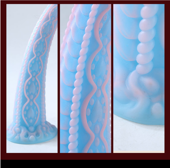 Giant rose special-shaped octopus dildo anal plug — view 5