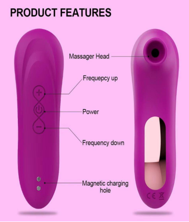 Clitoral Sucking Vibrator - extra detail view