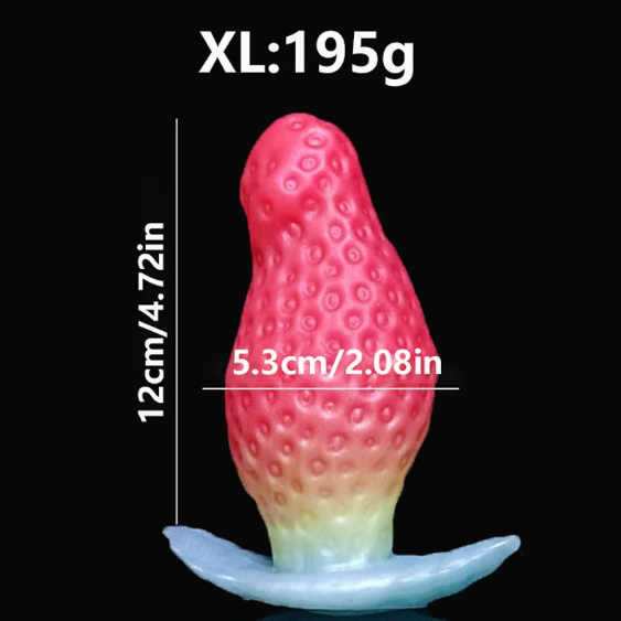 strawberry-shaped Multiple sizes anal plug — view 5