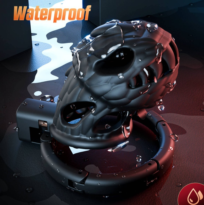 Adjustable Hollow Out Male Chastity Cage SM — view 3
