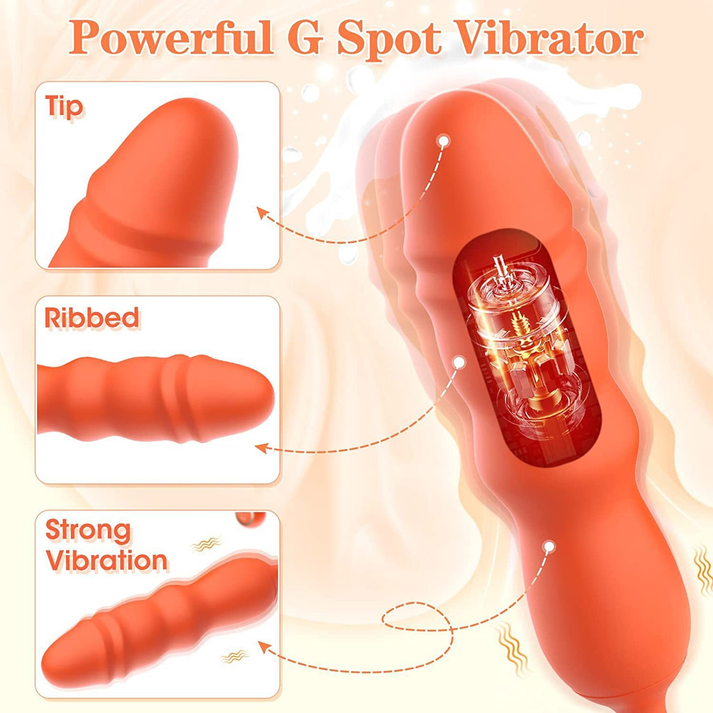 Rechargeable Telescopic Vibrator - gallery image