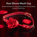 SM Silicone Solid Rose Mouth Balls and Nipple Clamps - gallery image