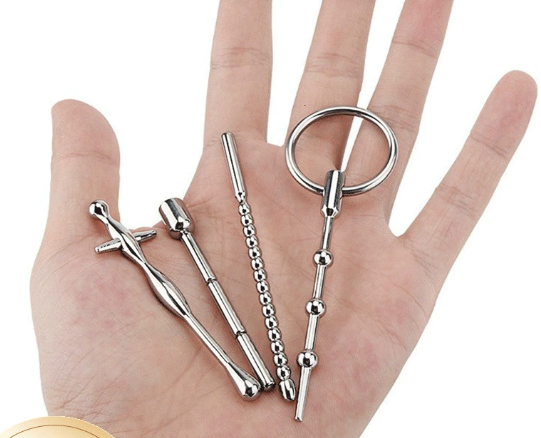 SM Beginner's urethral dilation Male urethral punishment — view 9