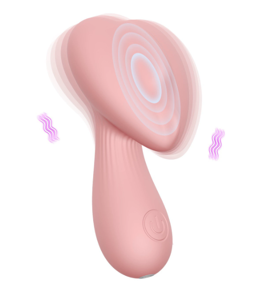 Mushroom head massage vibrator