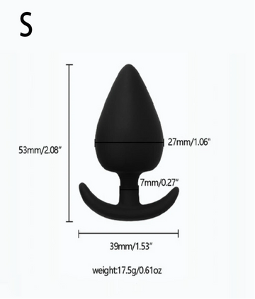 Adult Silicone Butt Plug Anal Plug Unisex Sex Stopper 4 - product image