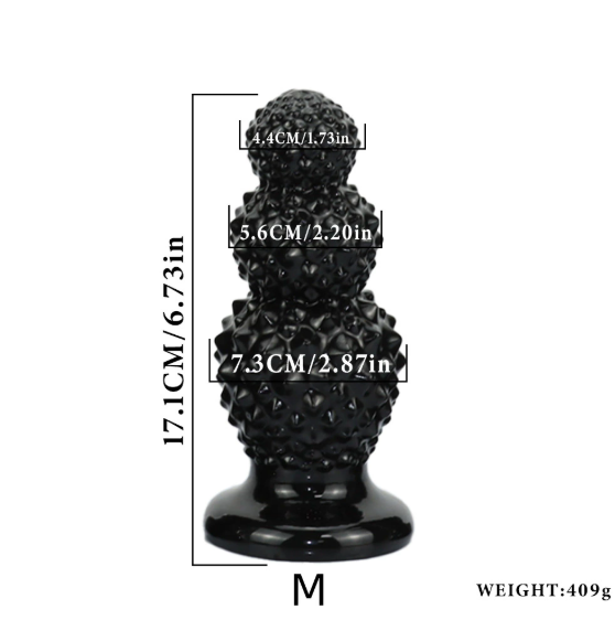Multiple sizes Durian shaped Anal plug