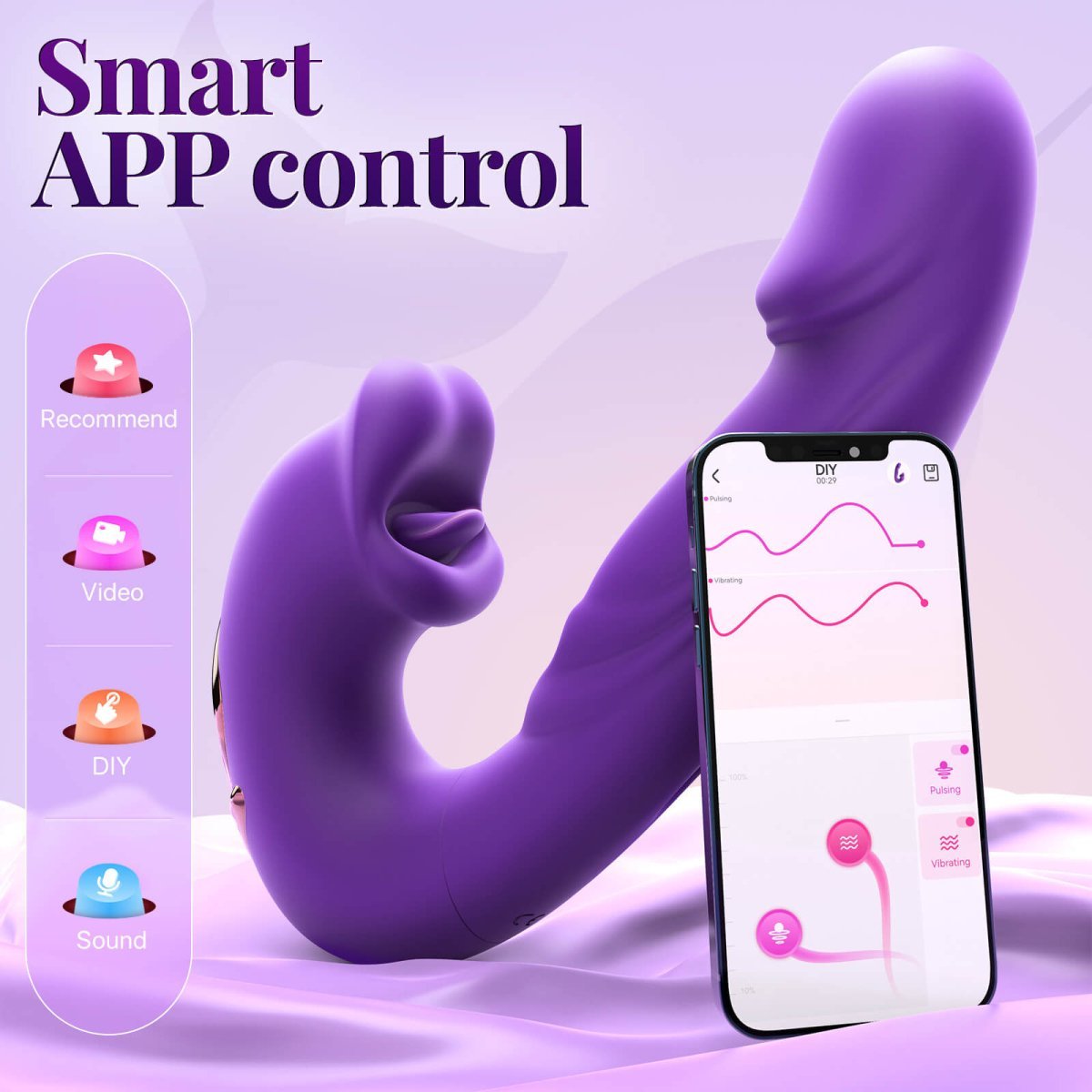 Finger Flapping Mouth Naughty Bae Vibrator G Spot Tongue Vibrating Massager — view 10