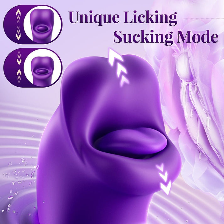 Finger Flapping Mouth Vibrator G Spot Tongue Vibrating Massager — view 4