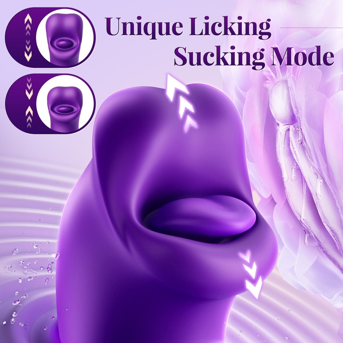 Finger Flapping Mouth Naughty Bae Vibrator G Spot Tongue - gallery image