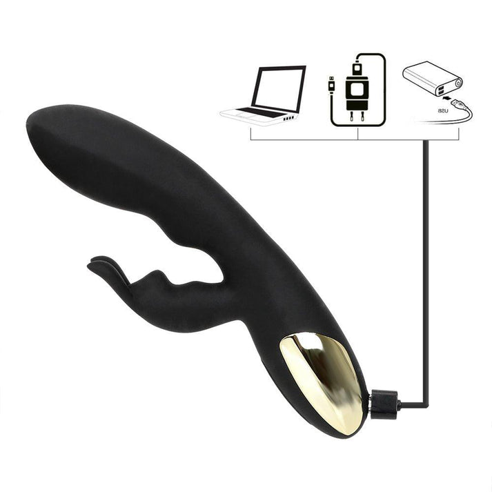 G - Spot Silicone Rabbit Vibrator Clitoris Stimulator - detail view