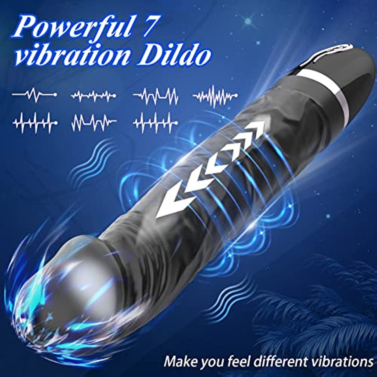 G Spot Vibrator Dildo with 7 Vibration Modes Realistic Dildos — view 2