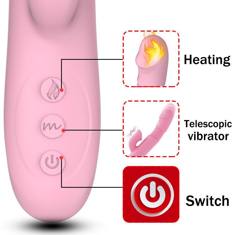 Heating Dildo Vibrator - detail view