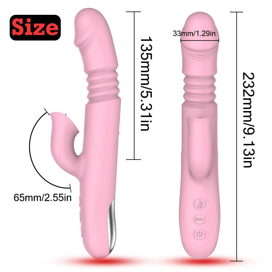 Heating Dildo Vibrator - extra detail view
