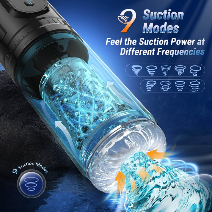 HURRICANE 2| Suction Telescopic and Rotating Male - detail view