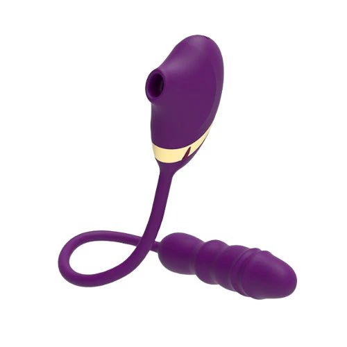 ALPHA thrusting and sucking G-spot vibrator