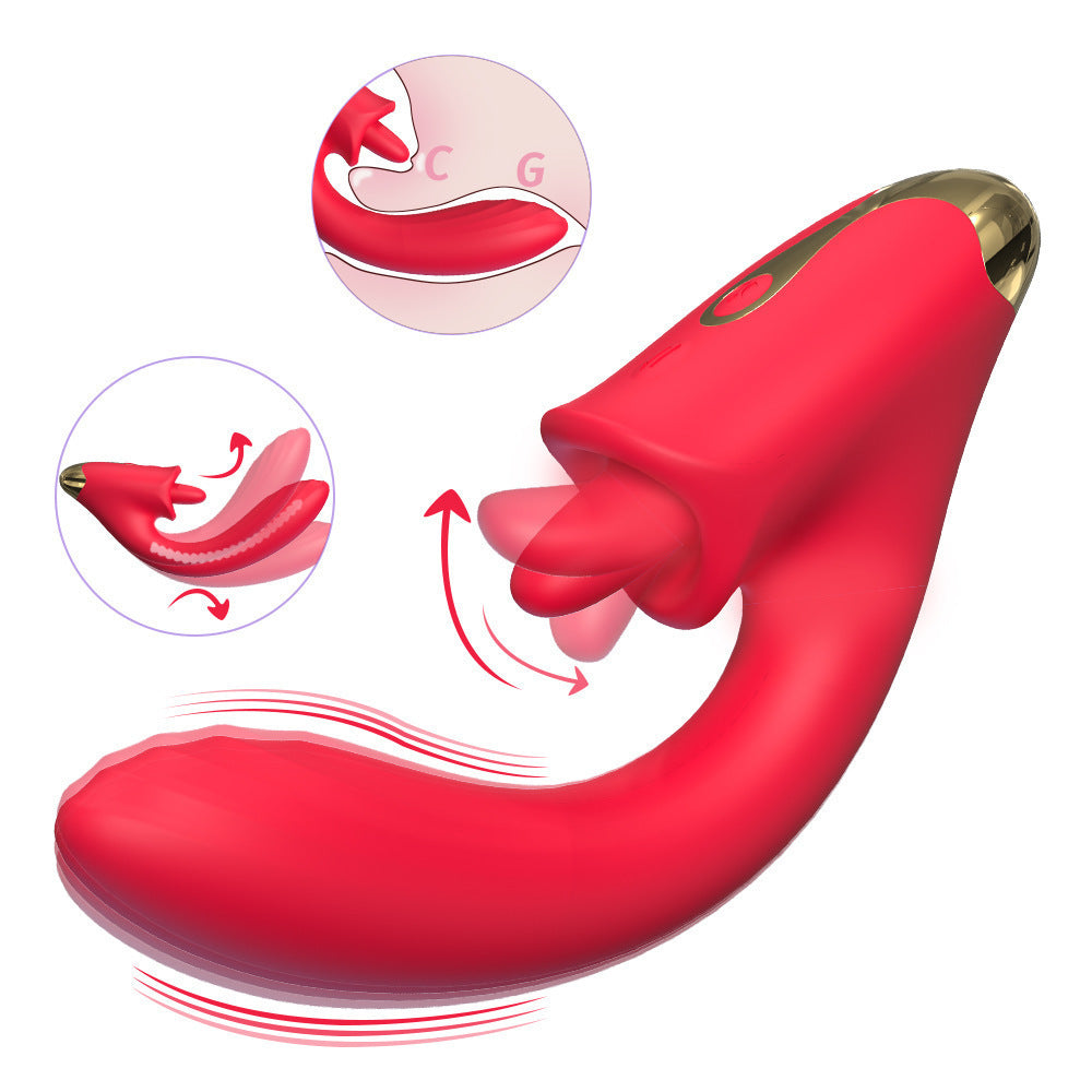 New Jasmine Tongue Licking Vibrator G Spot Adult Women - product image