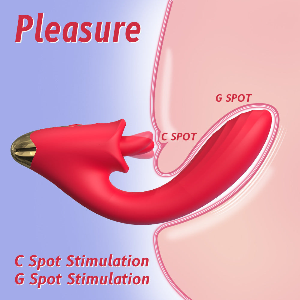 New Jasmine Tongue Licking Vibrator G Spot Adult Women - alternate gallery view