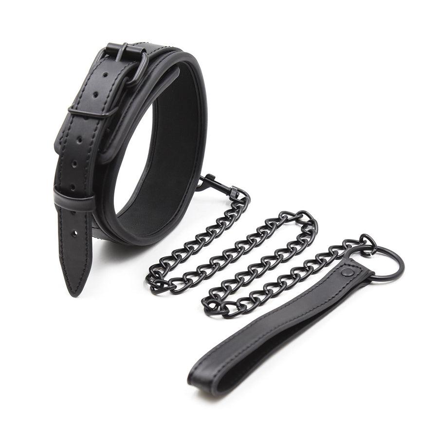Leather BDSM Collar for Submissives - product image