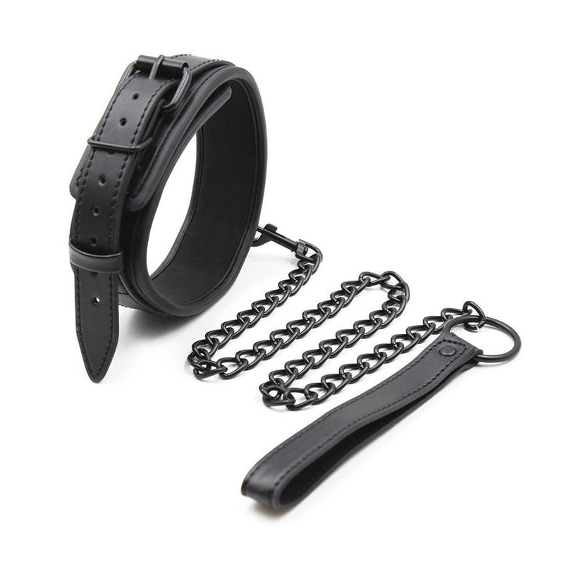 Leather BDSM Collar for Submissives - product image