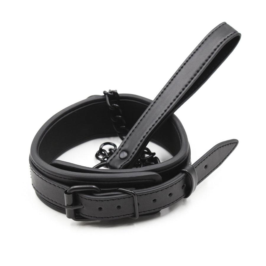 Leather BDSM Collar for Submissives - additional view