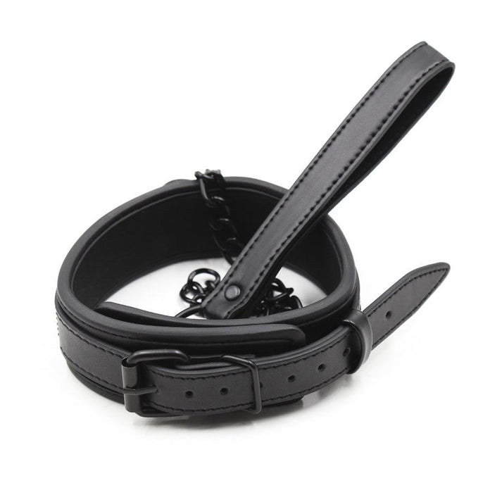 Leather BDSM Collar for Submissives - additional view
