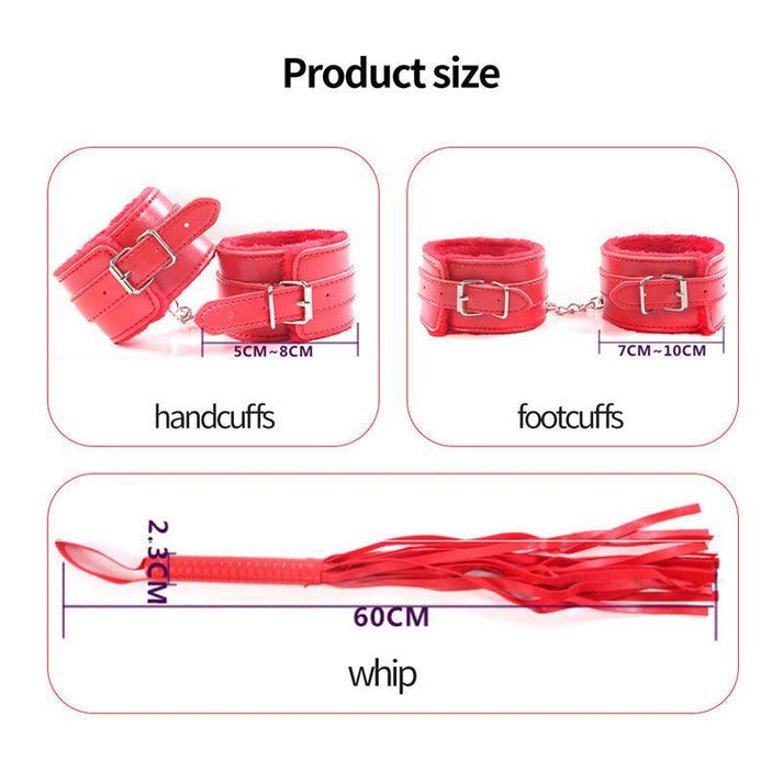 Leather BDSM Sexual Bondage Toys Sets - alternate gallery view