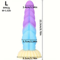 Liquid Silicone Mixed Color Dildo - alternate gallery view