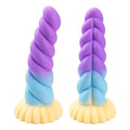 Liquid Silicone Mixed Color Dildo - product image