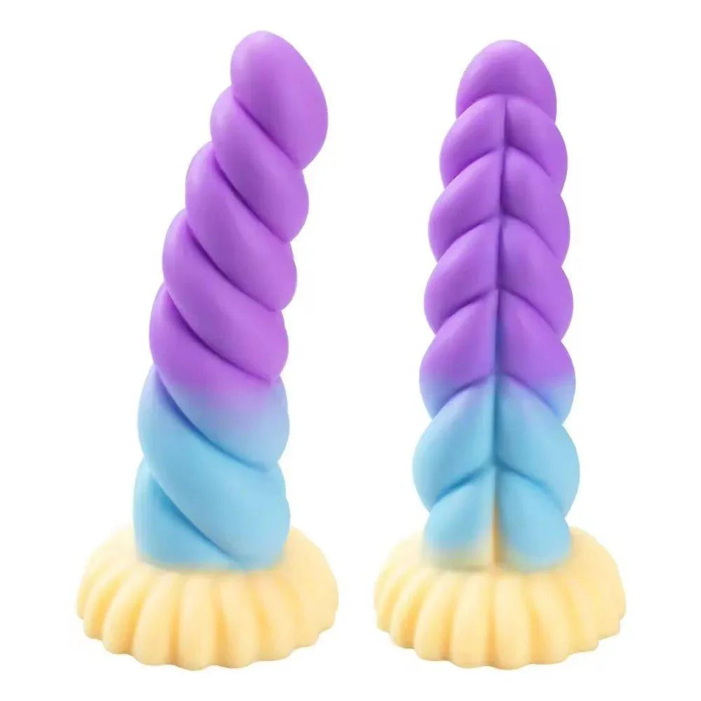 Liquid Silicone Mixed Color Dildo - product image