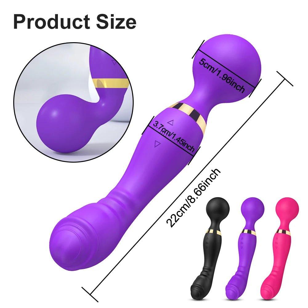 Magic Wand 20 Speeds Powerful Dildos Vibrator Adults - extra detail view