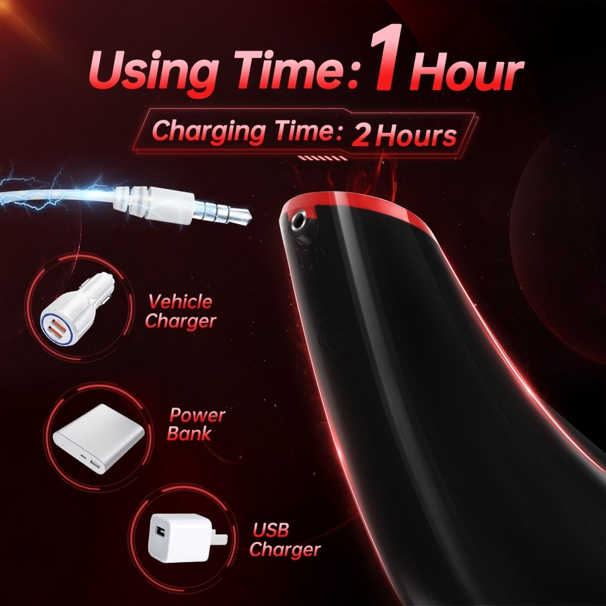 Moonhorn| Powerful Sucking & Vibrating Heating Male - extra detail view