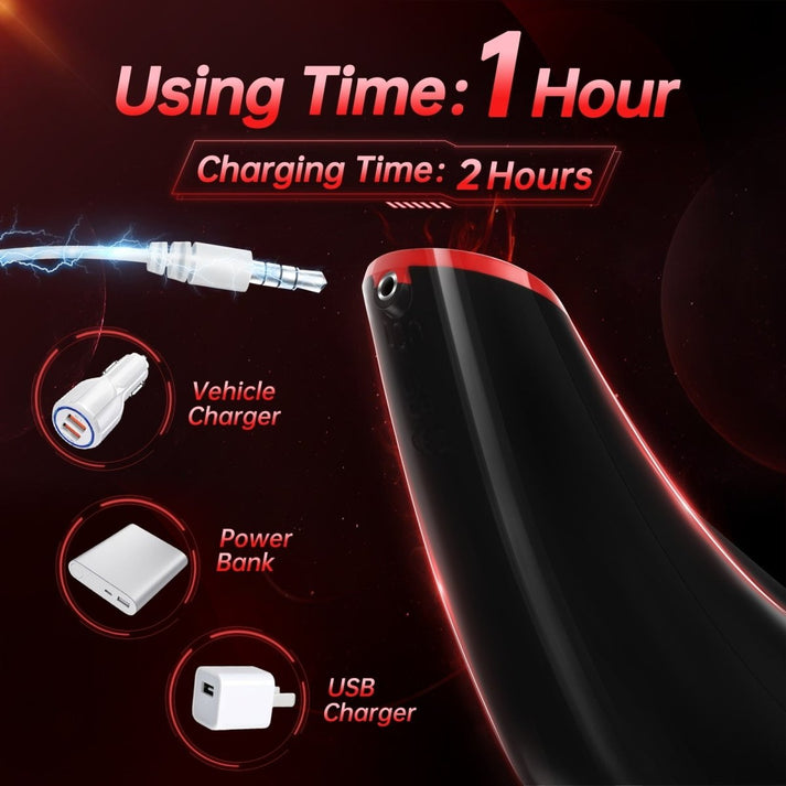 Moonhorn| Powerful Sucking & Vibrating Heating Male - extra detail view