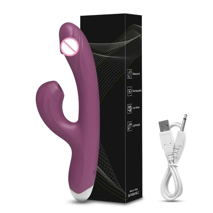 POMFW Clitoral G-spot Vibrator Dildo Suction — view 6