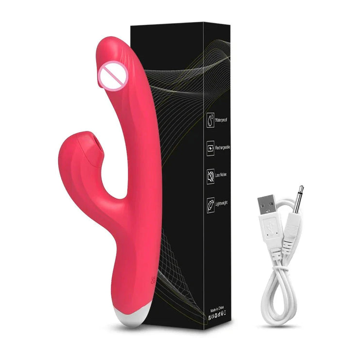 POMFW Clitoral G-spot Vibrator Dildo Suction — view 9