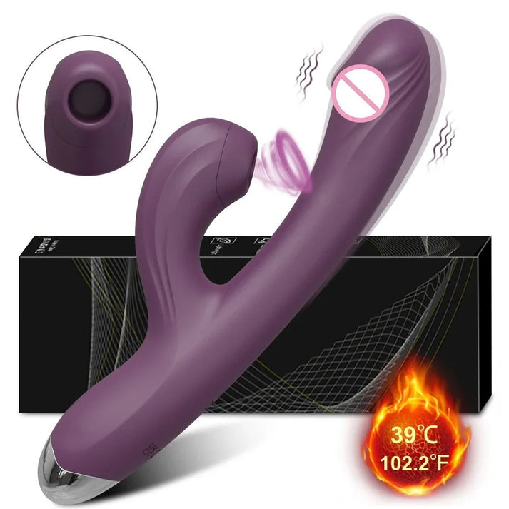 POMFW Clitoral G-spot Vibrator Dildo Suction