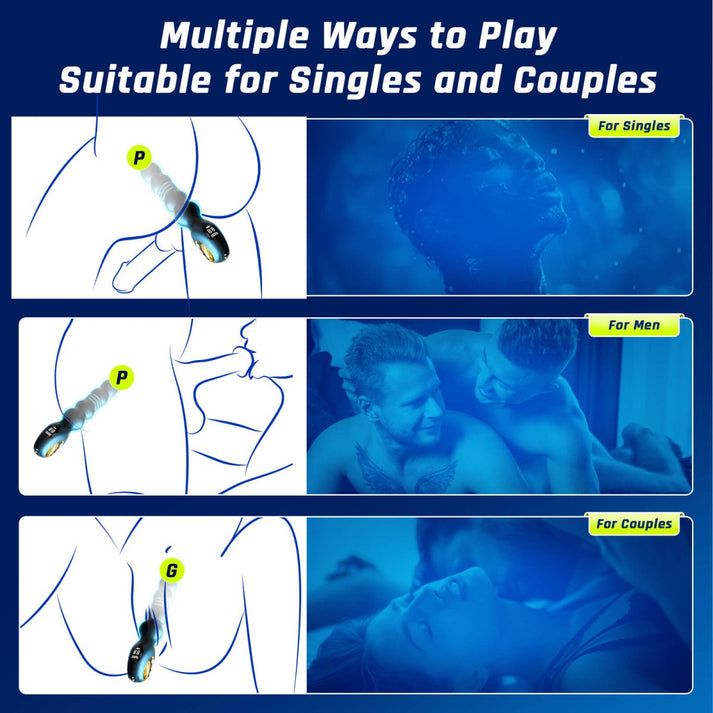 Potiphar|thrusting and Vibrating Anal Vibrator - gallery image