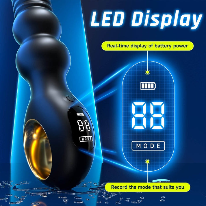 Potiphar|thrusting and Vibrating Anal Vibrator - extra detail view