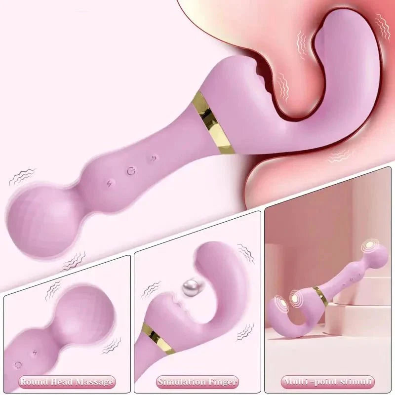 Powerful 2 in 1 AV Vibrator Dildo - product image
