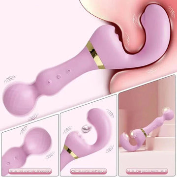 Powerful 2 in 1 AV Vibrator Dildo - product image