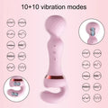 Powerful 2 in 1 AV Vibrator Dildo - detail view