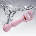 Powerful 2 in 1 AV Vibrator Dildo - extra detail view