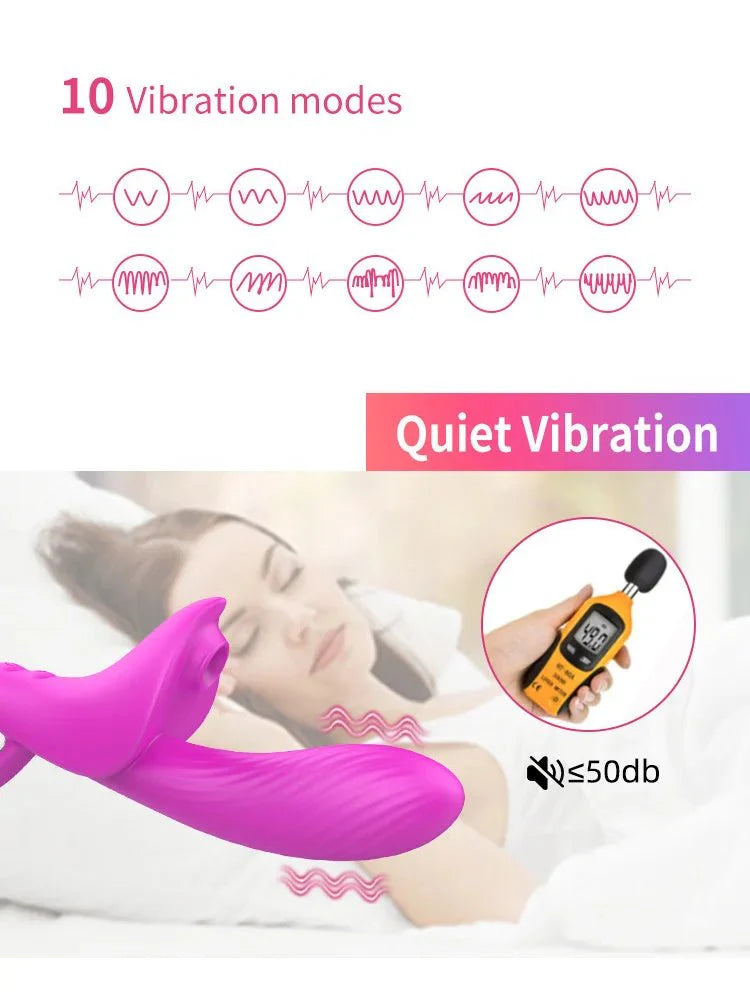 Powerful Clitoris Sucking Vibrator - Seductiva