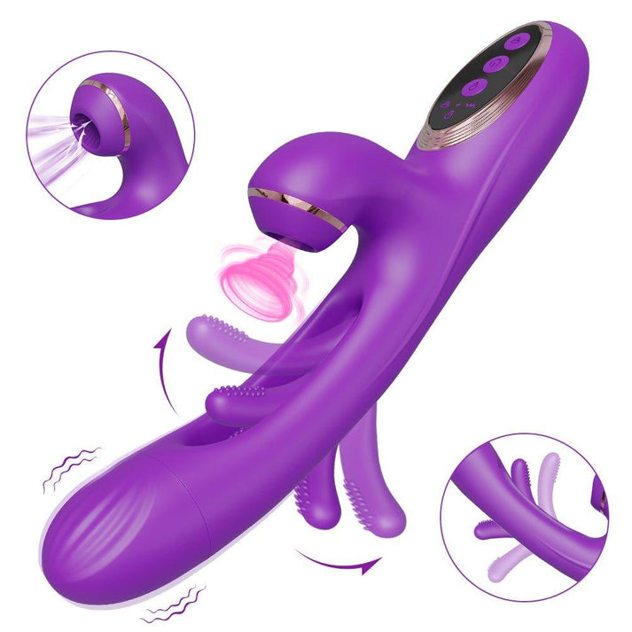 Powerful Sucking Patting Vibrator