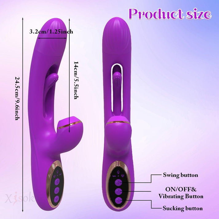 Powerful Sucking Patting Vibrator — view 6
