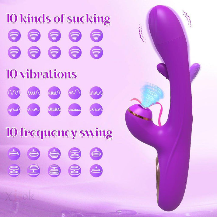 Powerful Sucking Patting Vibrator — view 2