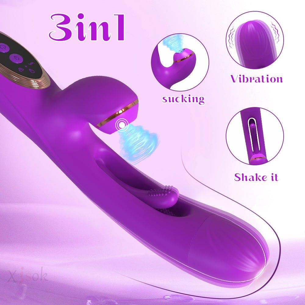 Powerful Sucking Patting Vibrator - additional view
