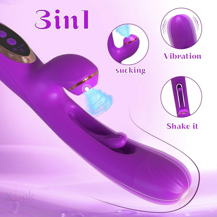 Powerful Sucking Patting Vibrator — view 4